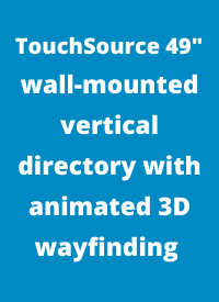 directory with animated 3D wayfinding 
