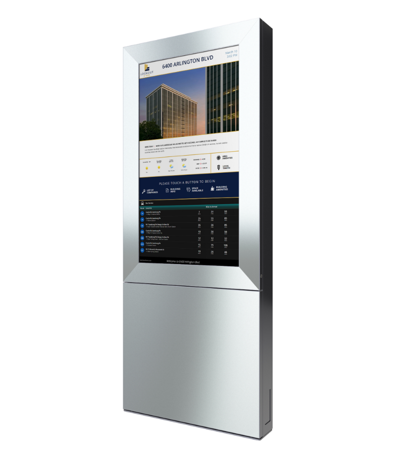 TouchSource Frontier | Outdoor touch screen information kiosk rated for extreme weather and resistant to vandalism