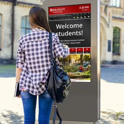 TouchSource Touch Screen Information Kiosks for Colleges and Universities