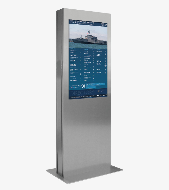 TouchSource Indoor Static and Touch Screen Information Kiosks