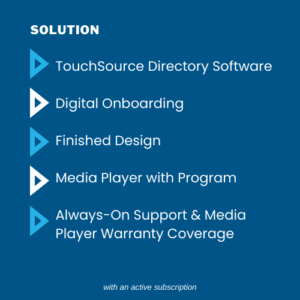 TouchSource Express Digital Directory Solution