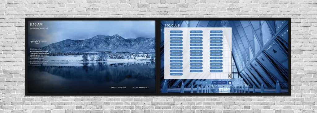US Airforce Academy Honor Board from TouchSource