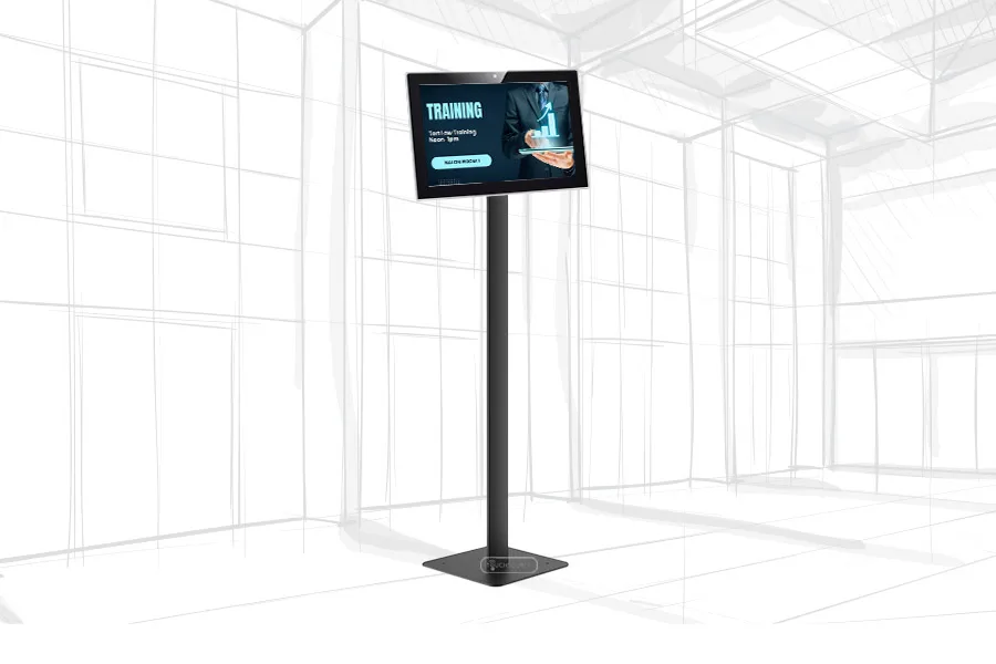 TouchSource Small Footprint Signage with Architectural Background