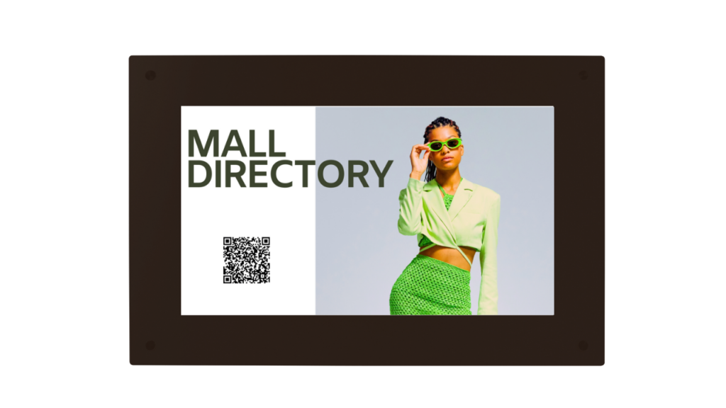 TouchSource Retail directory QR codes that deliver wayfinding and search to a shopper's mobile phone