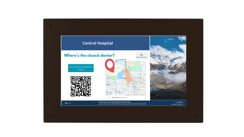 TouchSource Medical Office Directories and Messaging Boards