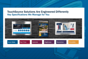 TouchSource has deep expertise and proprietary programming that put digital signage features to work for you.