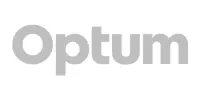 Optum logo (gray wordmark)