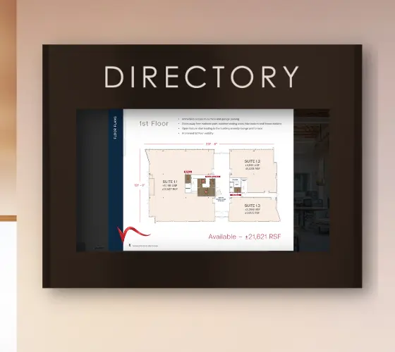 TouchSource digital directory for commercial real estate